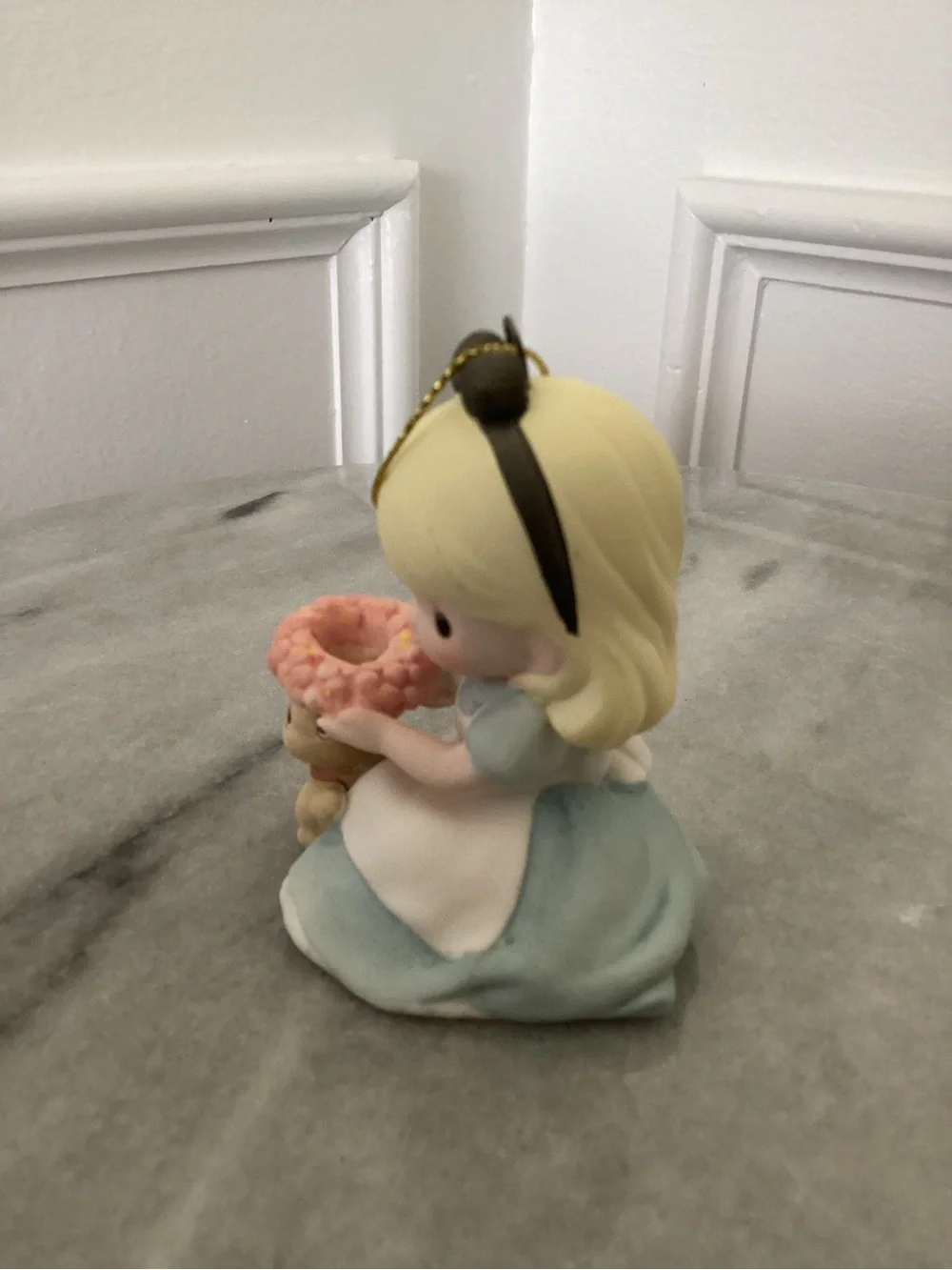Hallmark Keepsake Disney Precious Moments Alice in Wonderland Holiday Ornament